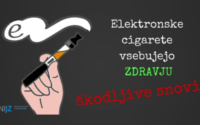 NIJZ – Predavanji o uporabi elektronskih cigaret in ostalih izdelkov